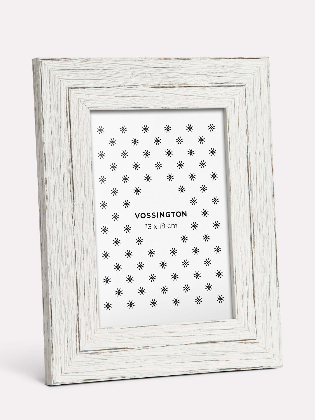 Rustic Frame, White, 13x18 cm - Side view